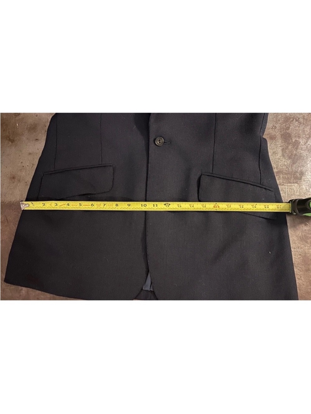 Huntsman Savile Row Bespoke Navy Blazer | 38R | 1-Button | Handcrafted Luxury - Picture 10 of 11